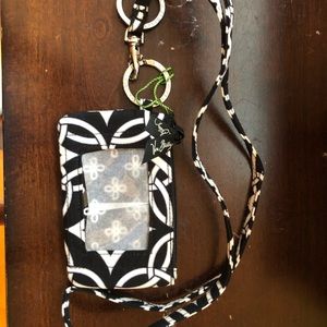 Vera Bradley ID/Wallet with Lanyard